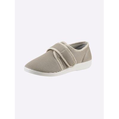 Hausschuh CLASSIC, Damen, Gr. 40, gefüttert, beige, Textil, Schuhe Hausschuh