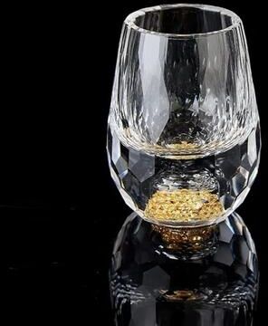 Inspire Curations MiniLuxe 15ml Crystal Wine Glass Set Elegant Decorative Drinkware For Celebrations & Display 1 Pcs