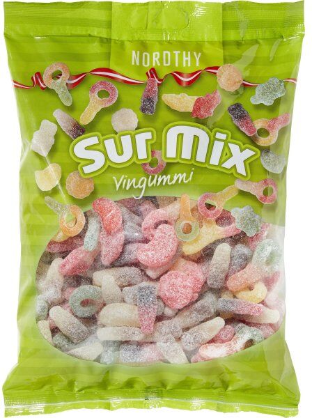 Nordthy Sur Mix Vingummi, 800 G