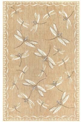 Liora Manne Lush Decor Carmel Dragonfly Indoor/Outdoor Rug