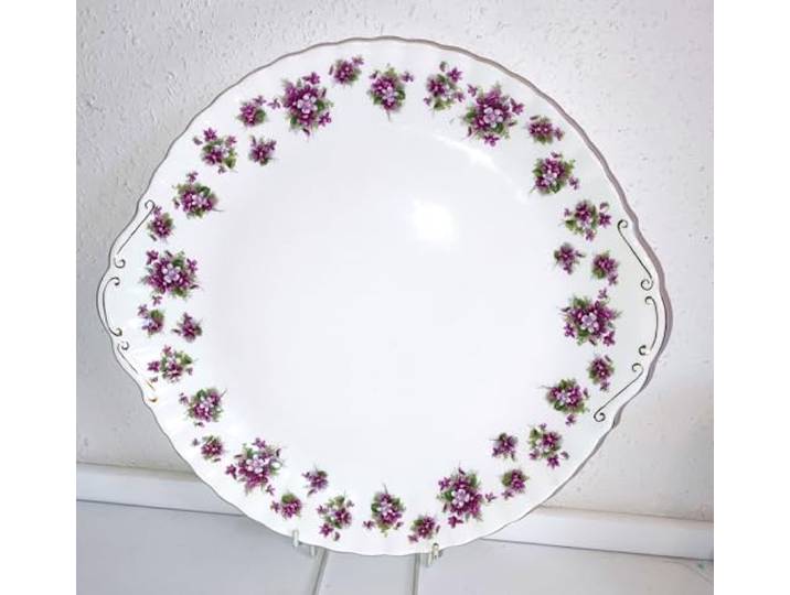Rahm &AngiesStrickZauber verkauft: Royal Albert/Tortenplatte/Original/Sweet Violets/ca.32 cm /