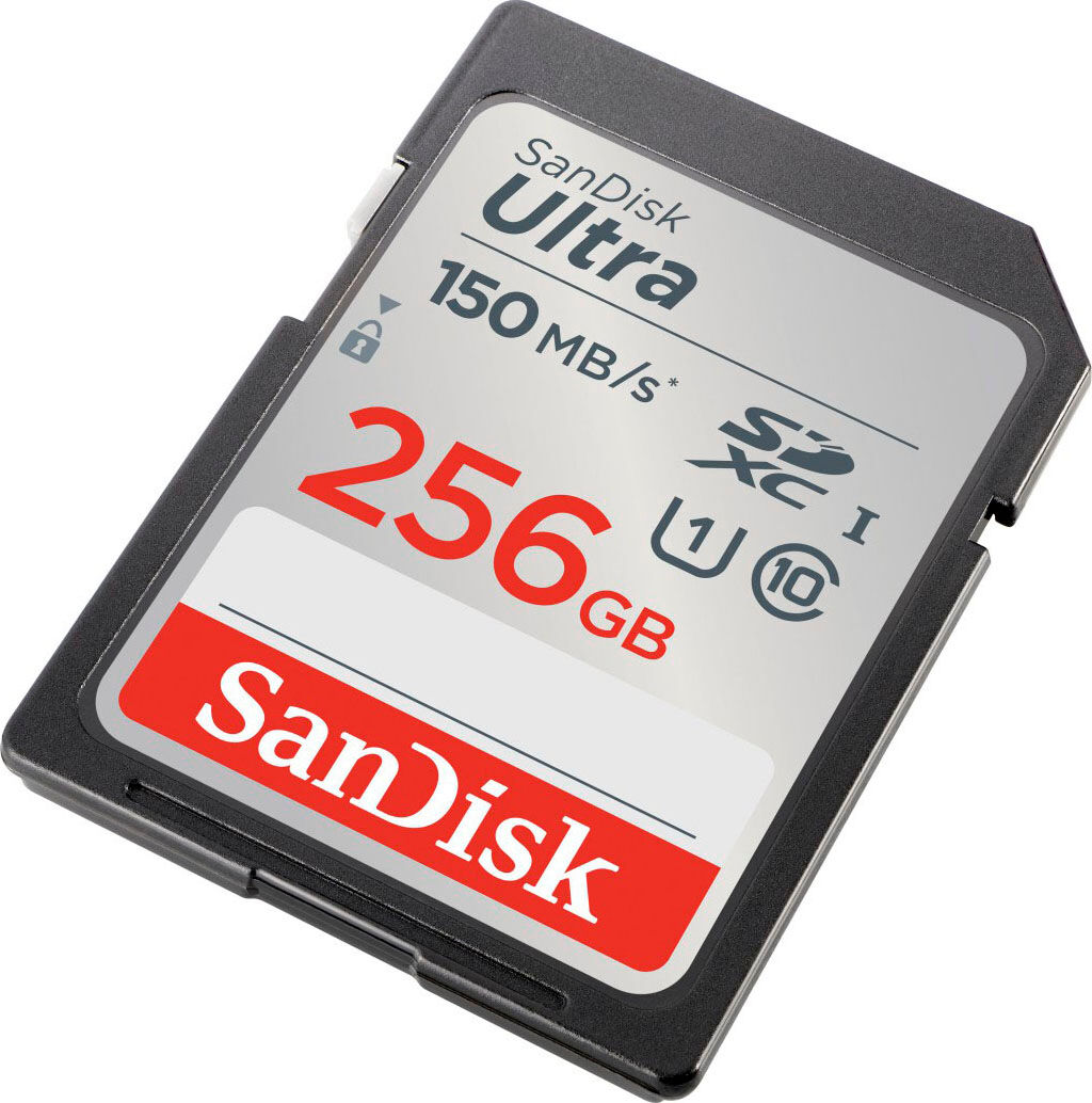 SanDisk Speicherkarte "Ultra SDXC", schwarz, 256 GB, Speicherkarten, Speicherkarte
