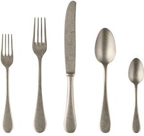 Mepra Vintage Champagne 5-piece Stainless Steel w/PVD Titanium Coating Flatware Set