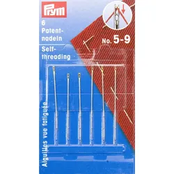 Prym Patentnähnadeln, Stärke: 0,6–0,8 mm, Länge: 32–40 mm, Inhalt: 6 Stück