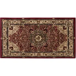 Luxor Living Teppich Kendra creme-rot 80 cm x 150 cm