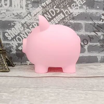 Multisell Products Hub Money Saving Box, Cute Pink Small Piggy Bank, Perfect Gift For Girlfriend, Storage Container For Money pink