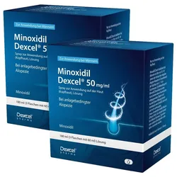 Minoxidil Dexcel® 50 mg/ml Spray Doppelpack 2X3X60 ml