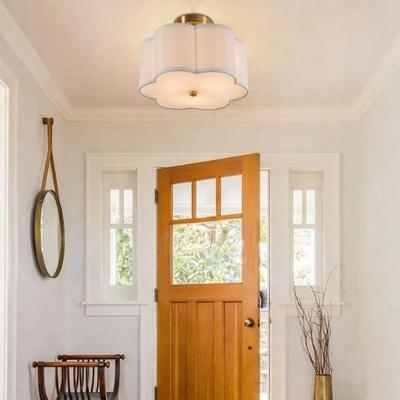 All Categories Goods Flush Mount Pendant Lamp, Modern Ceiling Light, Drum Shade Chandelier Flush Mount Pendant Lamp, Modern Ceiling Light, Drum Shade Chandelier