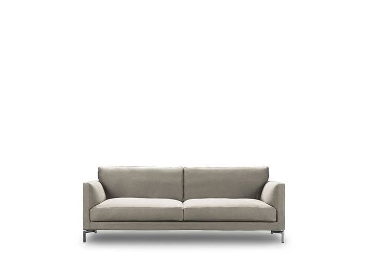Eilersen Mission Sofa Stoff Tangent 37 beige-240-Stahl