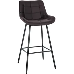CLP Barhocker Weston Kunstleder   Farbe: braun, Material: Kunstleder