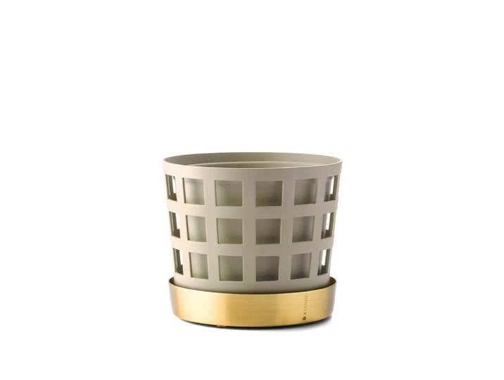 KLONG Pot Trio Pot Square beige, petit Ø12 cm