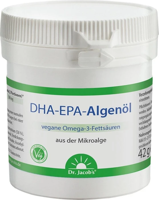 DHA-EPA-Algenöl Dr.Jacob's Kapseln 60 St