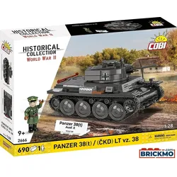 Cobi Historical Collection World War II 2666 Panzer 38(T)/(CKD) LT VZ 2666