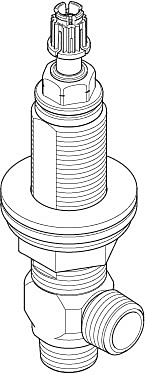 Dornbracht Seitent.g 1/2 ker-w.li.7mm 9017110403290 ERSATZTEILE 90171104032 1/2"