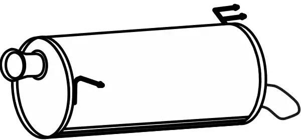 VEGAZ KS-195 Rear silencer