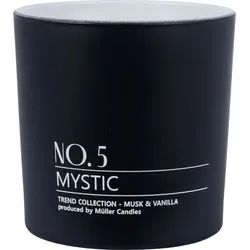 2-Docht-Duftglas MYSTIC (DH 10x10 cm) - schwarz - DH 10x10 cm