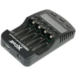 XCell Schnellladegerät BC-X1000 mit LCD-Display unbestückt