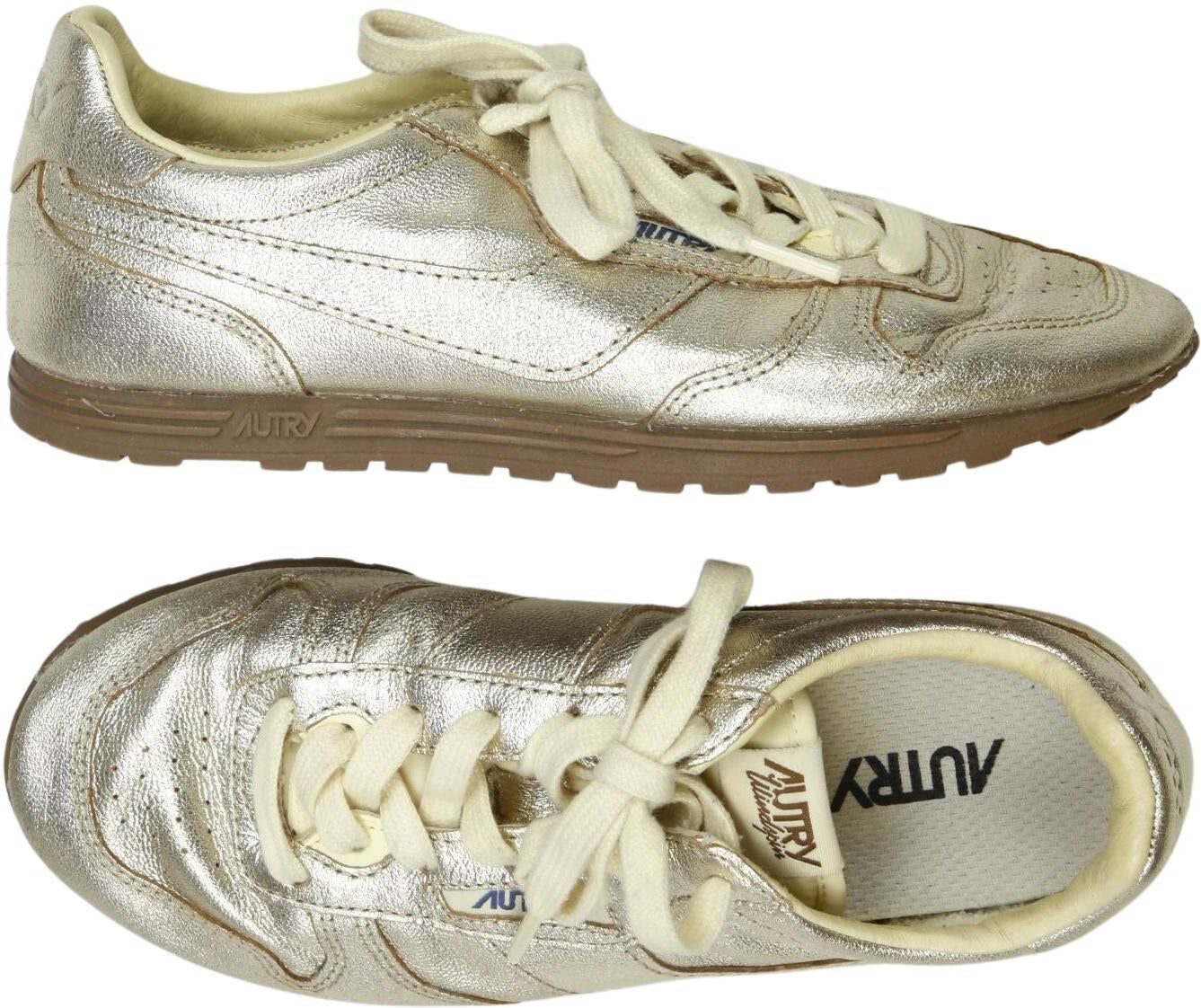 Autry Damen Sneaker, Silber, Gr. EU 36, kein / Etikett - Second Hand