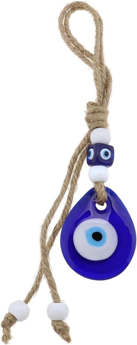Handgemaakt glazen Boze oog muuroornament amulet voor decoratie in huis en tuin