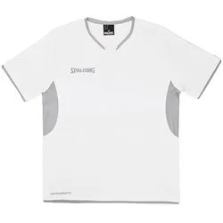 Spalding, Unisex, Sportshirt, Hustle Shooting Shirt (140), Weiss