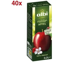 Albi 40er-Pack Fruchtsaft »milder Apfel« 200 ml