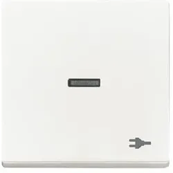 Busch-Jaeger Kontrollwippe Stecker solo studioweiss 1789ST-84