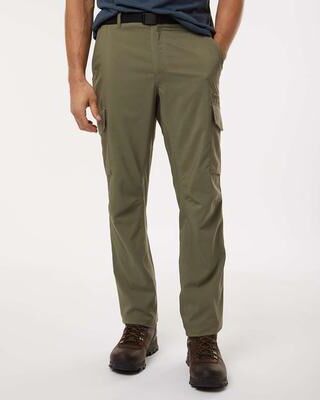 Columbia 212335 Men's Skien Valley Cargo Pants in Stone Green size 36W   Polyester