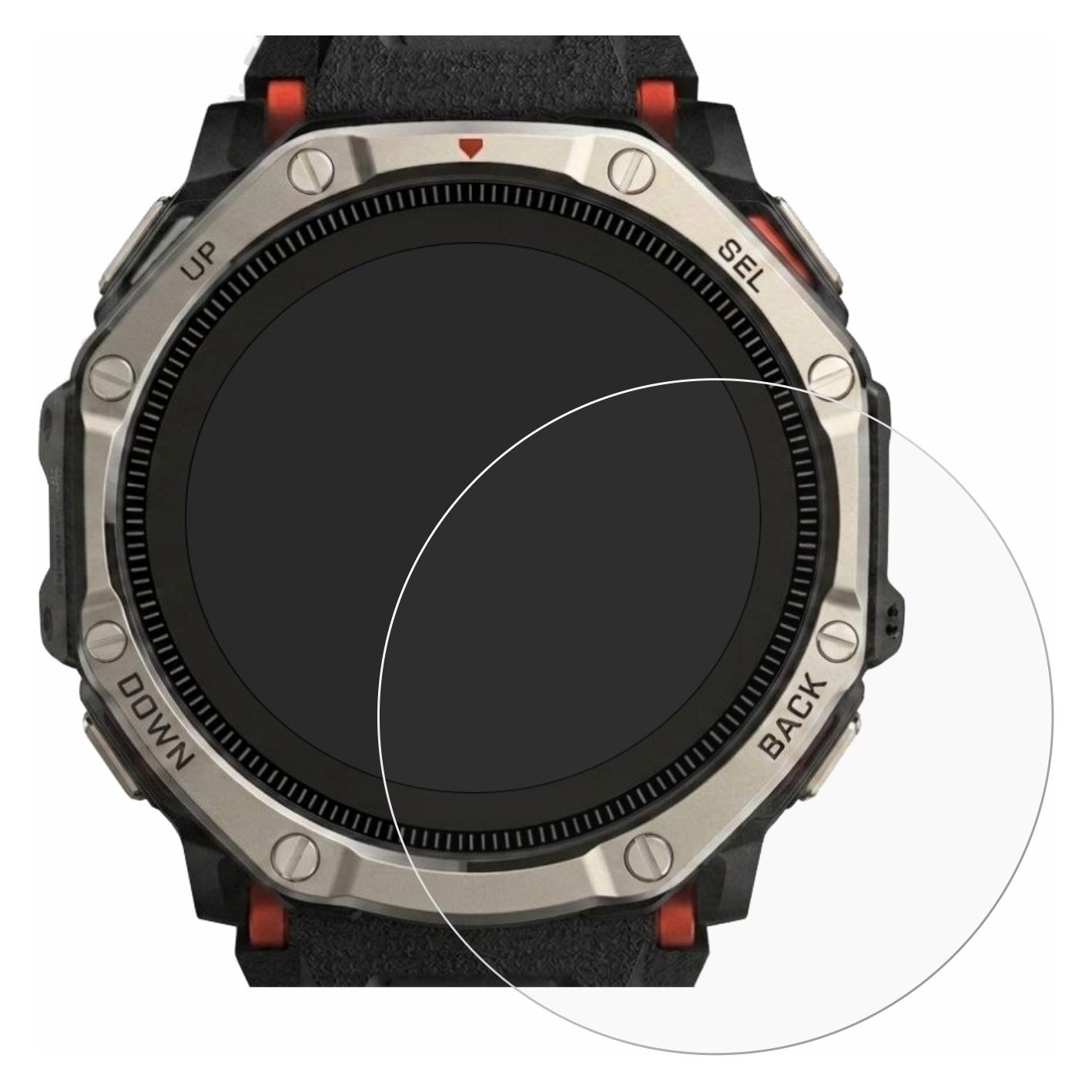 upscreen Schutzfolie für Huami Amazfit T-Rex Dual Solar Displayschutz Displayschutzfolie Folie Klar (2865119)