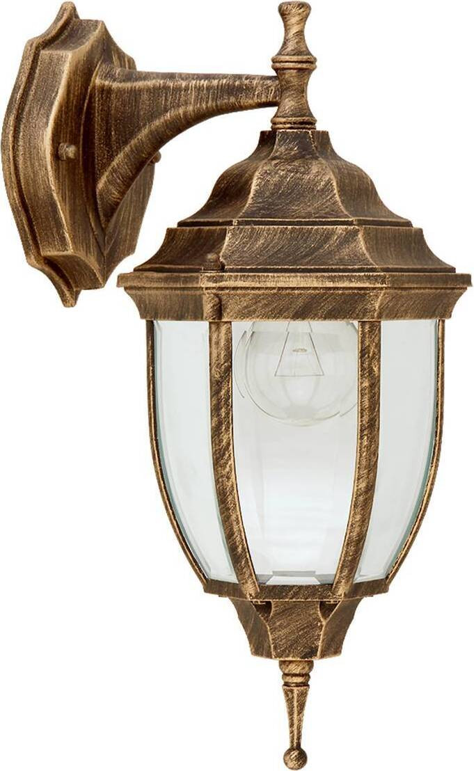 Rabalux Nizza Buitenwandlamp, Goud, Klassiek Design, E27, IP43, 36 cm
