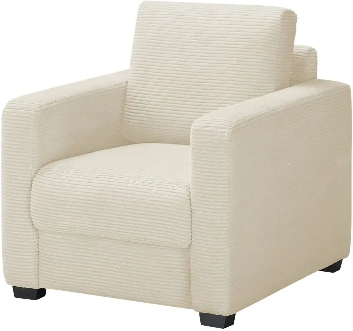 Bobb Sessel mit Boxspringpolsterung  Lisa de Luxe ¦ creme ¦ Maße (cm): B: 85 H: