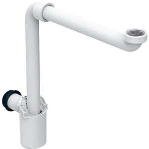 Geberit Siphon Tauchrohrsiphon für Waschbecken, 1 1/4 Zoll, Kunststoff, weiß