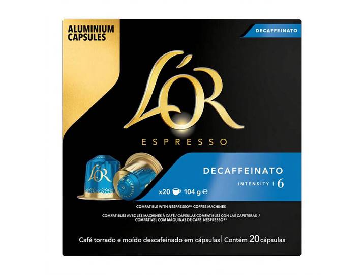 L'OR Decaffeinato espresso-koffiecapsules - 20 stuks