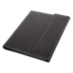 Alassio Ringbuchmappe SALVO, A4, Lederimitat, schwarz (A4, 1 Stk.) (30068)