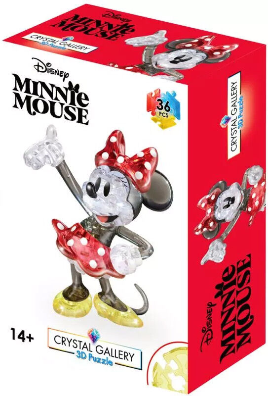 Cast Puzzle Puzzle 3D Crystal Gallery Disney Minnie Mouse 36 pcs