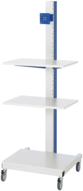 Support mobile pour ordinateur Rau LxPxH 650x650x1750mm (07-6018F.11)