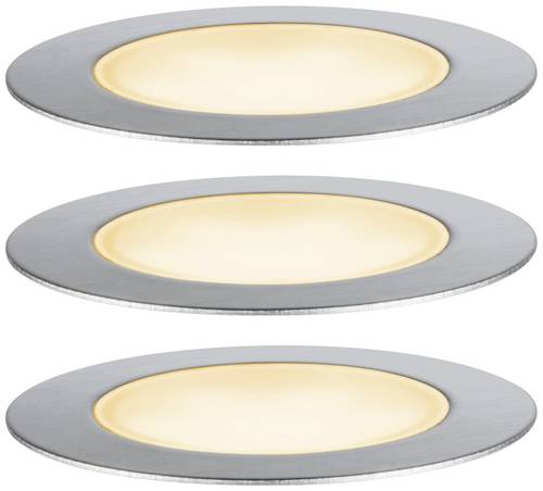 Paulmann P+S Floor Set insect friendly 94722 Beleuchtungssystem Plug & Shine LED-Gartenstrahler-Starter-Set LED 6W Gold Silber