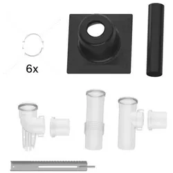 Grundbausatz C(14)3x DN80 starr Abgassystem