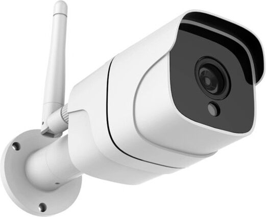 MUVIT I-O Cámara vigilancia WiFi exterior. Blanco