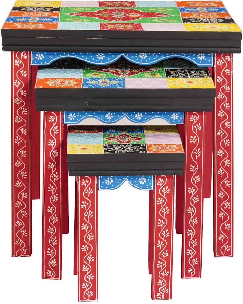 World Menagerie Solid Wood Coffee Table Brown 50cm H X 50cm W X 50cm D