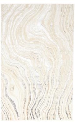 ECARPETGALLERY Machine Made Clara Ivory Area Rug