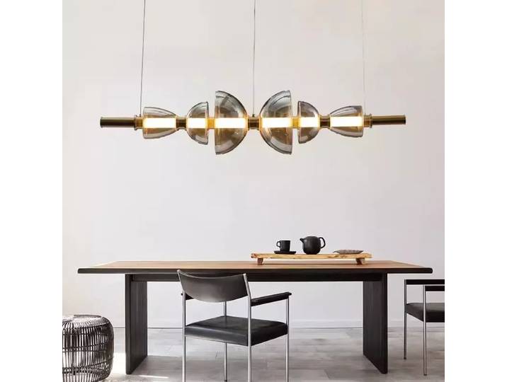 Verre moderne pendentif LED lumières minimaliste Restaurant décor lustres salle à manger chambre chevet maison Art lampes suspendues