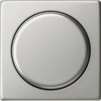 Abdeckung mit Knopf für Dimmer und elektronisches Potentiometer edelstahl, Retail