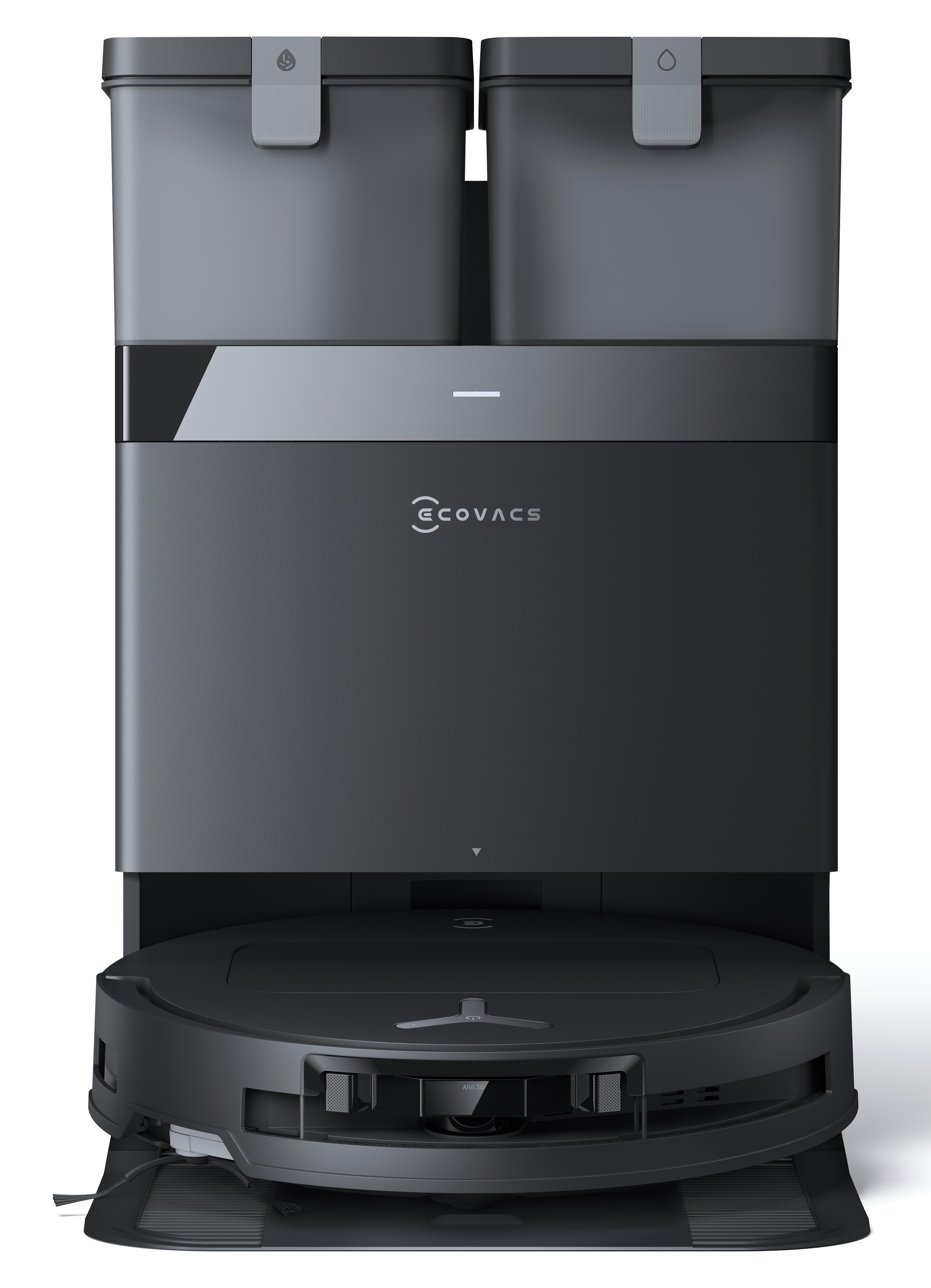 Ecovacs Deebot T50 Omni Gen 2, Staubbeutel, Schwarz, Rund, Staubbeutel, Ladend, Purification, 63 dB