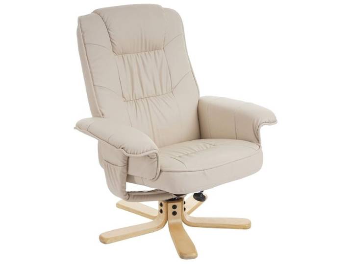 Fauteuil relax - [MARQUE] - FAL04029 - Beige - Simili