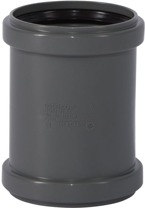 Ostendorf HTsafe HTsafe-Doppelmuffe 173510 DN/OD 75