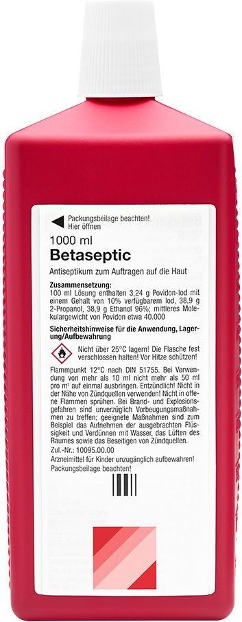 Betolo Betaseptic Lösung zur Anwendung auf der Haut 1000 ml