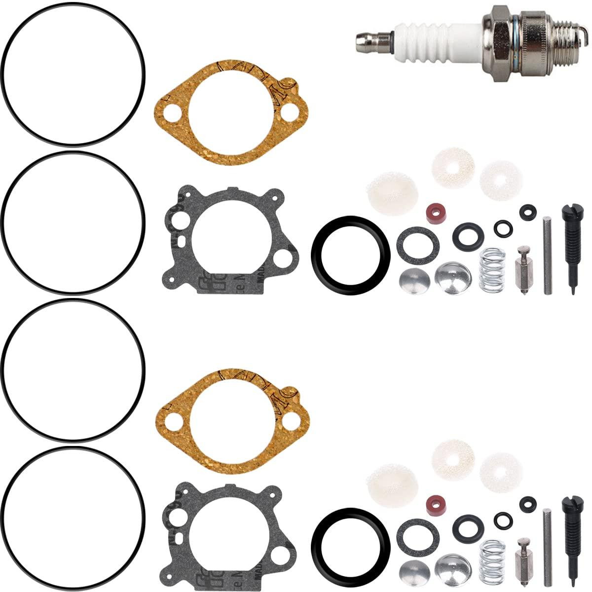 Reparatieset voor carburateur met bougie voor Briggs & Stratton grasmaaiers, Model WA-NL-756