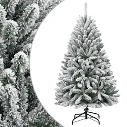 vidaXL Künstlicher Weihnachtsbaum Klappbar Beschneit 150 cm