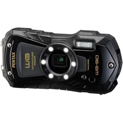 Pentax WG-90 schwarz - Outdoor-Kompaktkamera