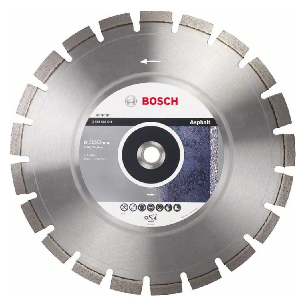 Bosch Professional Zubehör PRO Asphalt Diamanttrennscheibe, 450 x 25,4 mm (2608603643)